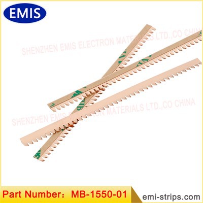 EMI-strips med smale kanter